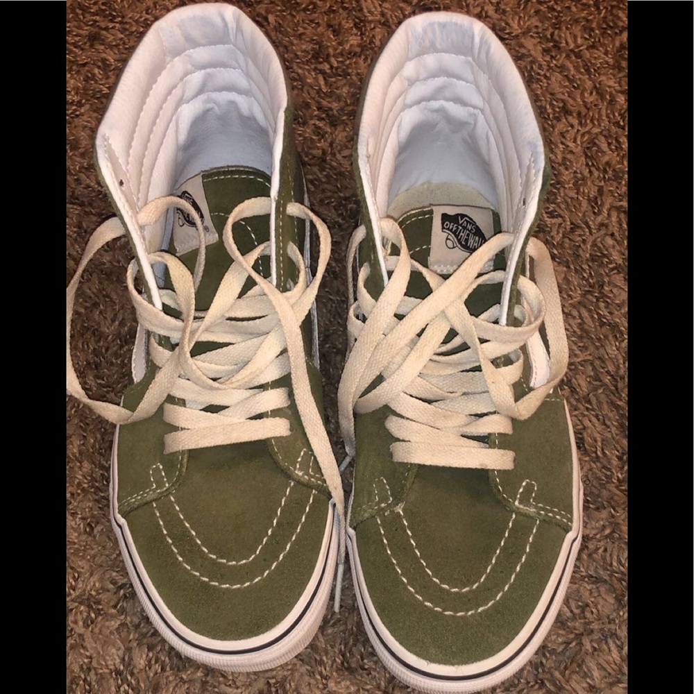 Olive High Top Vans